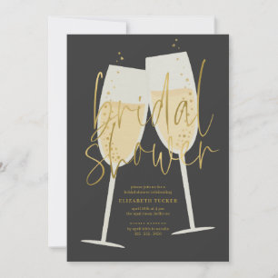 Champagne Bridal Shower Invitation