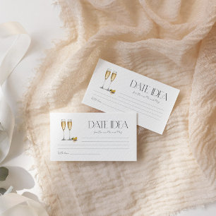 Champagne Brunch And Bubbly Party Date Night Idea Enclosure Card