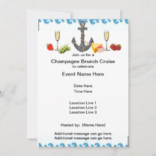 Champagne Brunch Cruise Invites