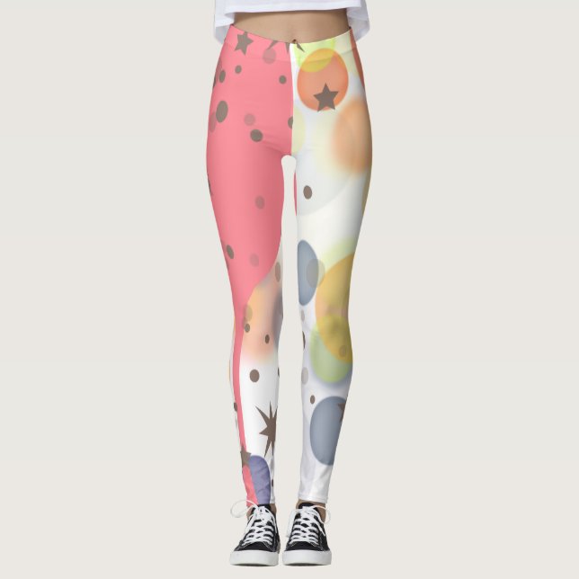 Champagne Bubbles Leggings (Front)