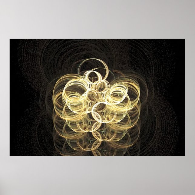 Champagne  Bubbles Poster (Front)