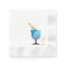 Champagne Bucket Paper Napkins