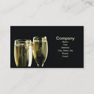 Champagne Business Cards