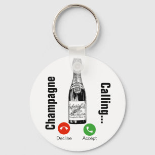 Champagne Calling... Key Ring