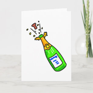 champagne card