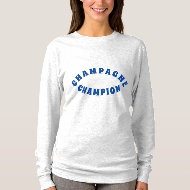 Champagne Champion T-Shirt (Front)