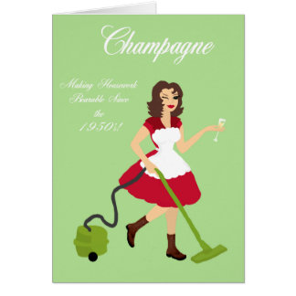Champagne Charlotte Fun Card