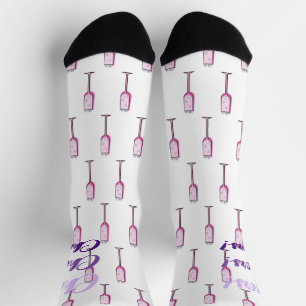 Champagne Cheers Crew Socks