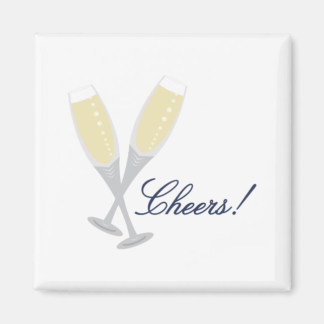Champagne Cheers Magnet (Front)