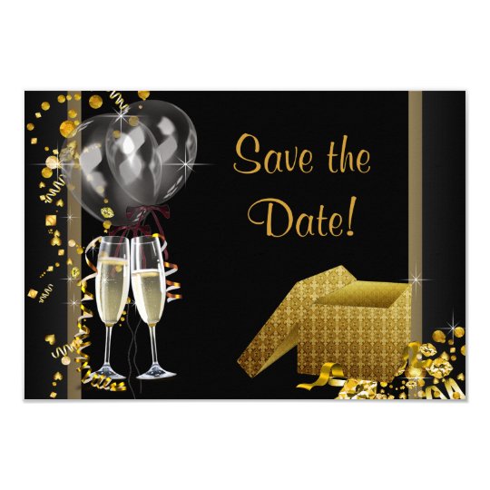 birthday party save the date cards