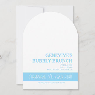 Champagne Coquette Invitation
