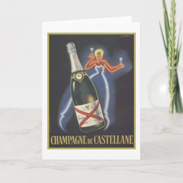 Champagne de Castellane Card (Front)