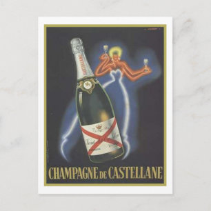 Champagne de Castellane Postcard