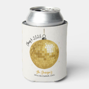 Champagne Disco Ball 2026 New Year Eve Can Cooler