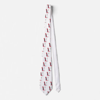 Champagne Flute Glass and Corkscrew Stiletto Shoe Tie