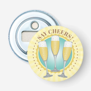 Champagne Glasses Bottle Opener
