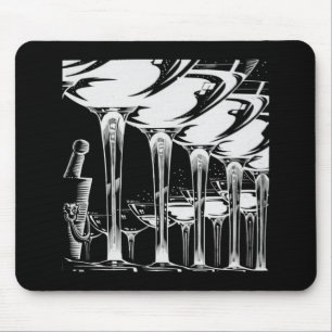 Champagne Glasses Mouse Mat