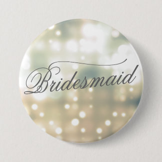 Champagne Glow Bridesmaid Button Pin