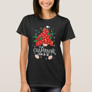 Champagne Gnome Costume Family Matching Christmas T-Shirt