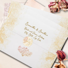 Champagne Gold Baroque Elegant Wedding