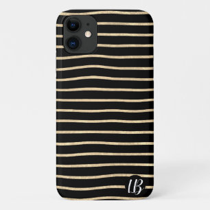 Champagne Gold Foil Stripes Phone Case