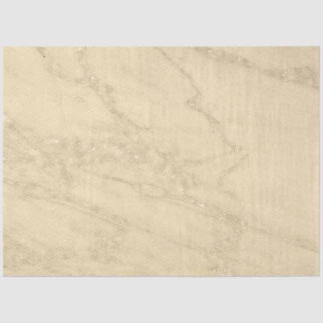 Champagne Gold Glitter Marble Modern Tissue Paper (Front)