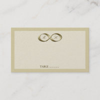 Champagne Gold Infinity Hand Clasp Wedding Place C