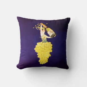 Champagne Grapes Cushion