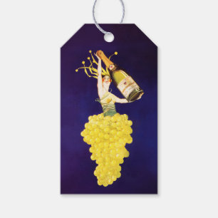 Champagne Grapes Gift Tags