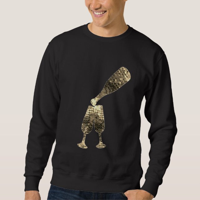 Champagne Great For Mum Dad Sweatshirt (Front)