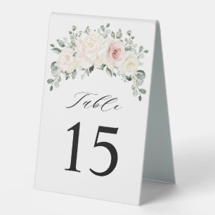 Champagne Ivory Blush Pink Floral Greenery Wedding