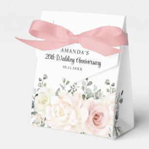 Champagne Ivory Blush Pink  Wedding Anniversary Favour Box