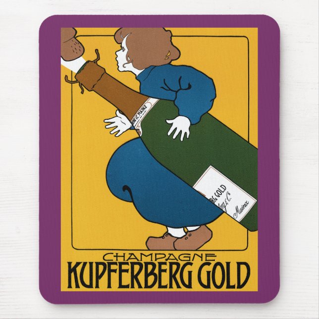 Champagne Kupferberg Gold Mouse Mat (Front)