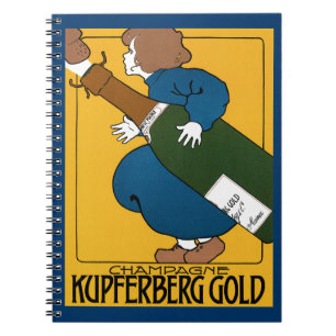 Champagne Kupferberg Gold Notebook