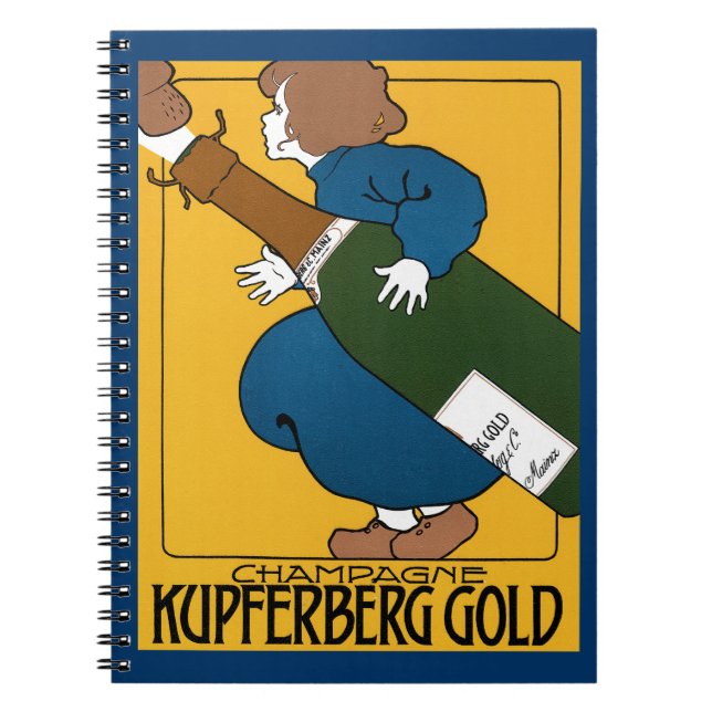 Champagne Kupferberg Gold Notebook (Front)