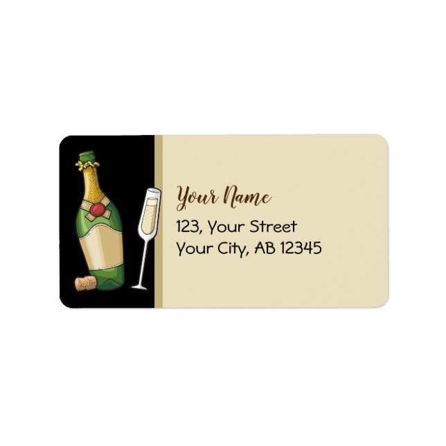 Champagne Label (Front)