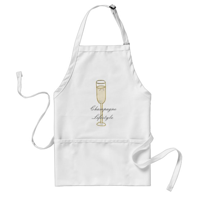 Champagne Lifestyle Standard Apron (Front)