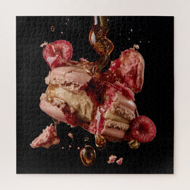 Champagne & Macarons Jigsaw Puzzle (Vertical)