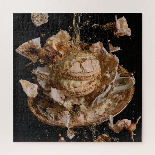 Champagne & Macarons Jigsaw Puzzle (Vertical)