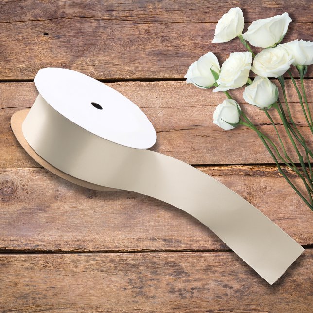 Champagne Metallic Solid Colour | Classic | Elegan Satin Ribbon (Creator Uploaded)