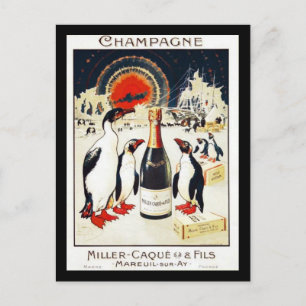 Champagne Miller-Caque & Fils Postcard