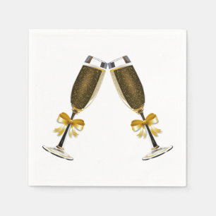 champagne napkin