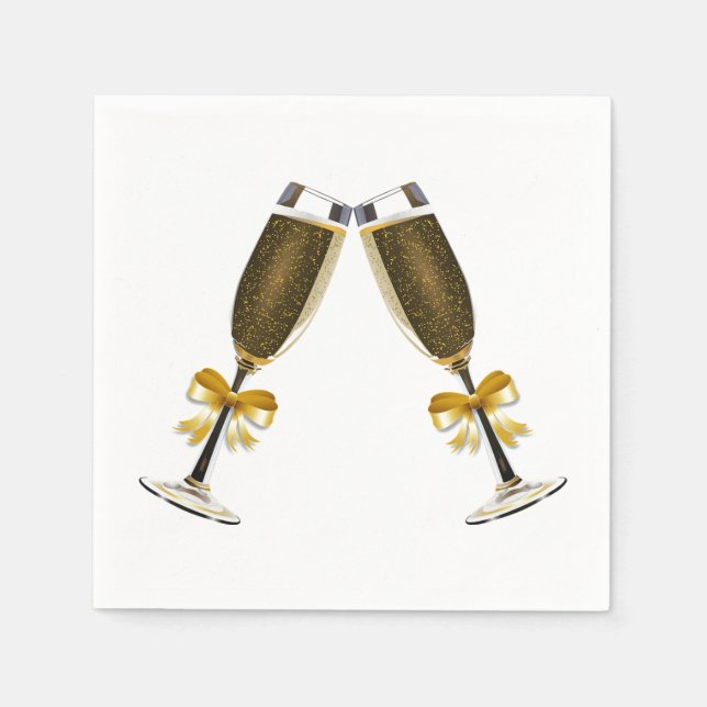 champagne napkin (Front)