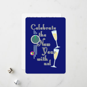 Champagne New Years   Holiday Card