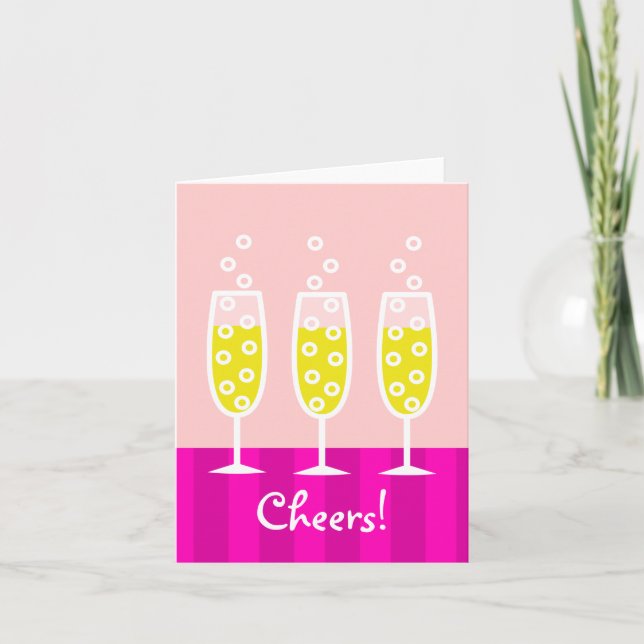 Champagne Notecard (Front)
