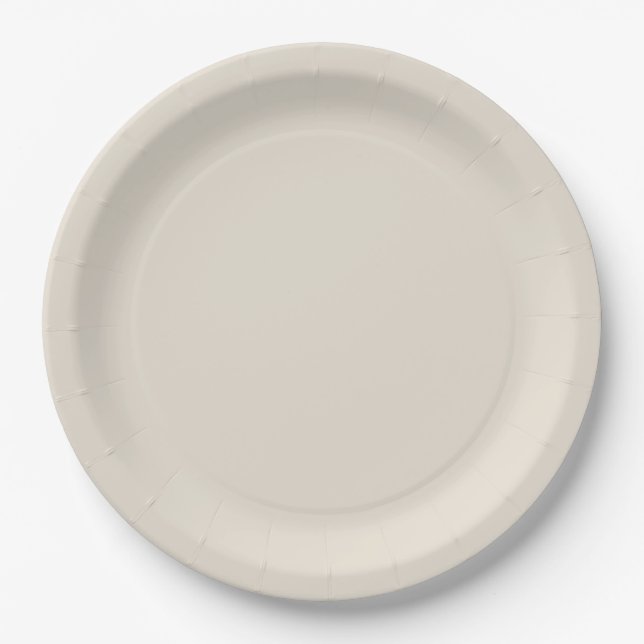 Champagne Paper Plate (Front)