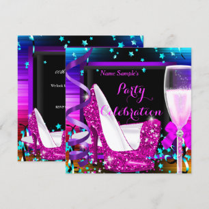 Champagne Party Any Occasion Celebration Invitation