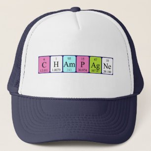 Champagne periodic table name hat