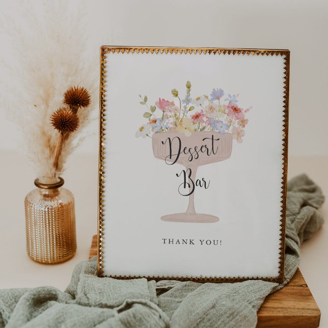 Champagne Petals and Prosecco Dessert Bar Sign (Creator Uploaded)
