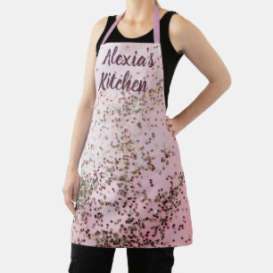 Champagne Pink Confetti Apron